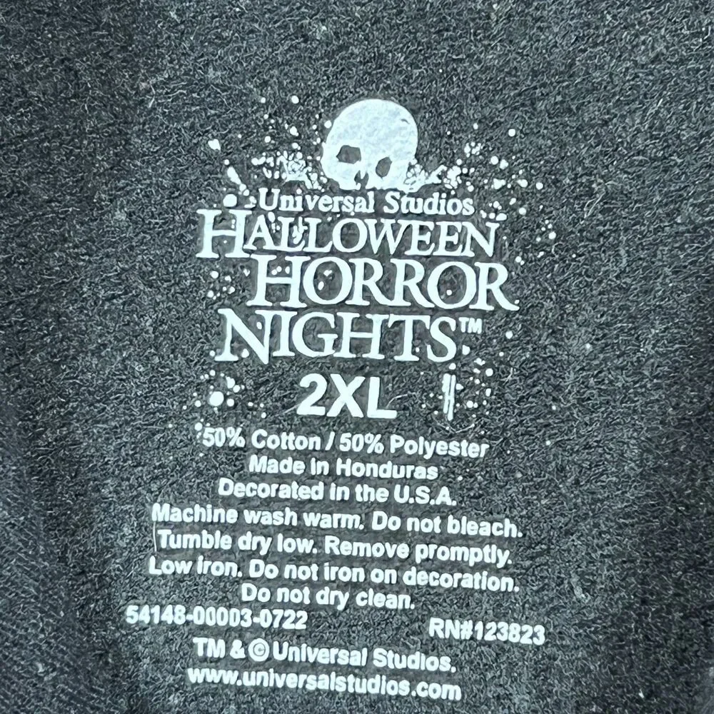 Universal Studios Hollywood Chucky SNITCHES GET STITCHES Men’s 2XL Black Hoodie